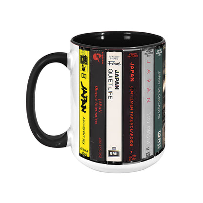 Japan Albums Cassette Collection Retro Accent Mug