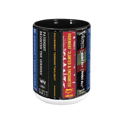 Pavement Albums Cassette Collection Retro Accent Mug