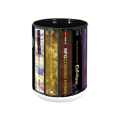 New Found Glory Albums Cassette Collection Retro Accent Mug