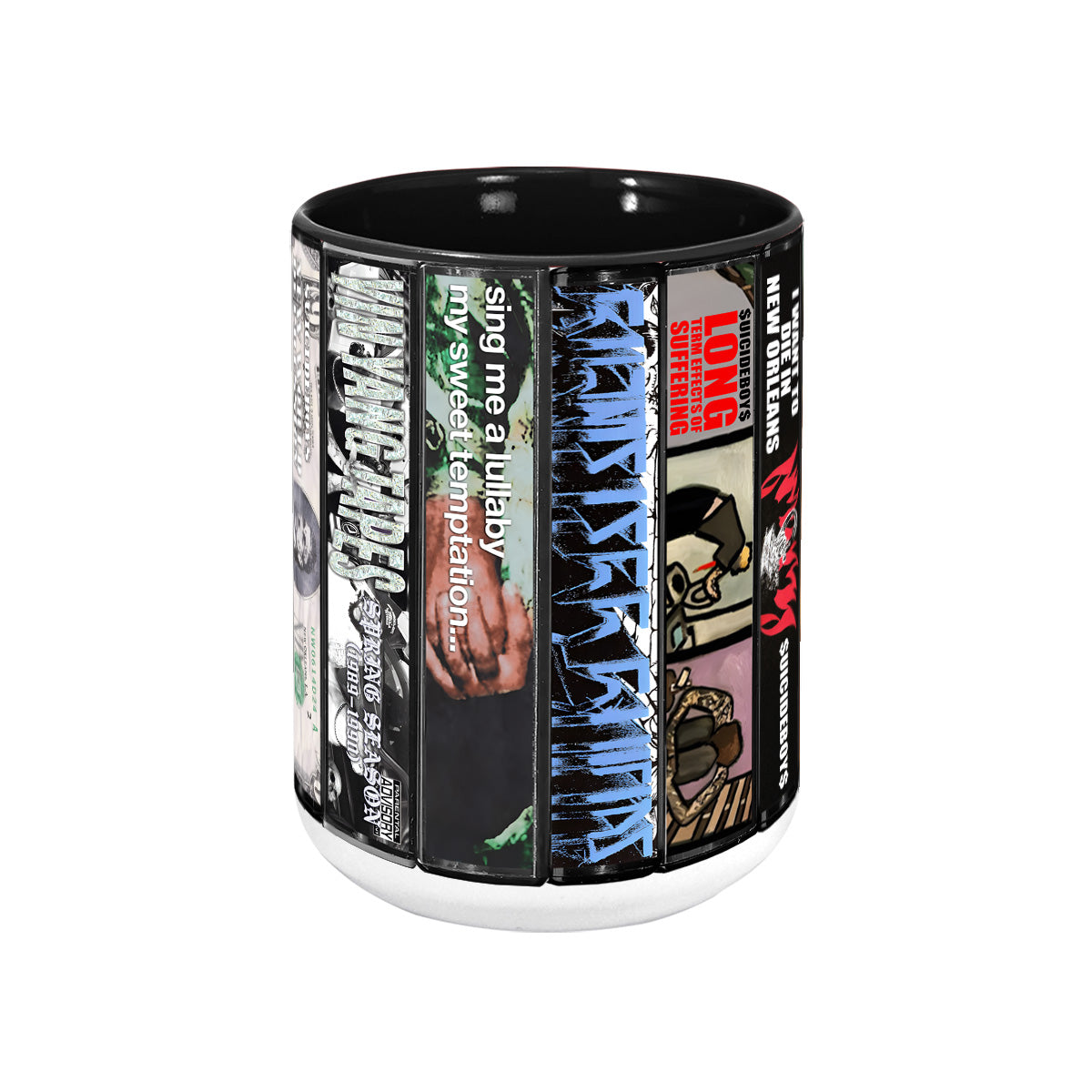 Suicideboys Albums Cassette Collection Retro Accent Mug
