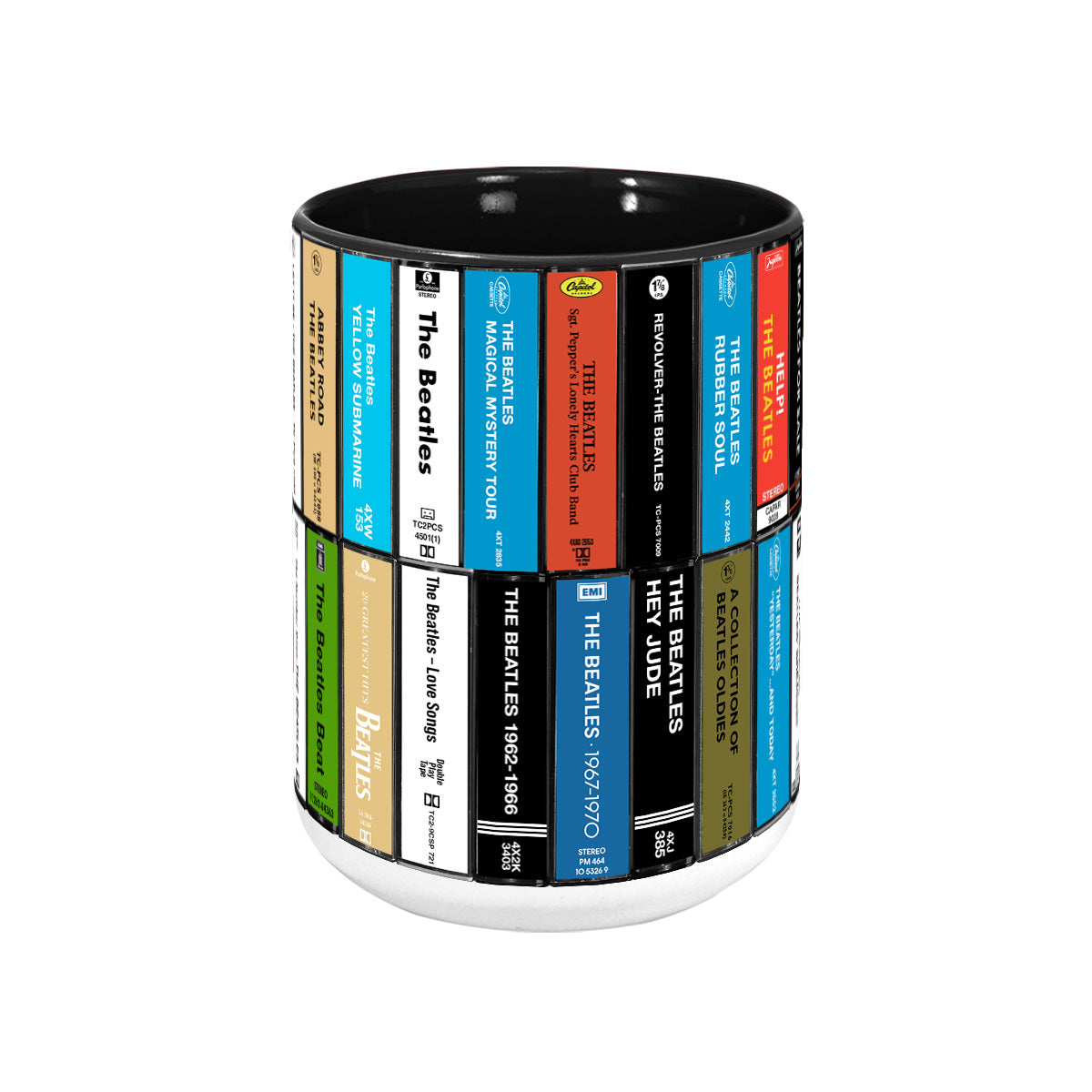 The Beatles Cassette Albums Accent Mug - Extended Version