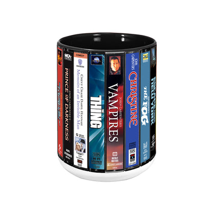 VHS Tape John Carpenter Movies Nostalgic Accent Mug