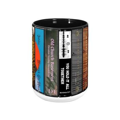 Maverick City Music Albums Cassette Collection Retro Accent Mug