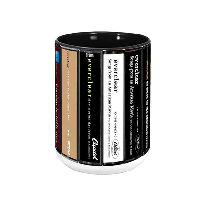 Everclear Albums Cassette Collection Retro Accent Mug