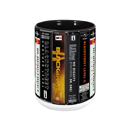 BLACKstreet Albums Cassette Collection Retro Accent Mug