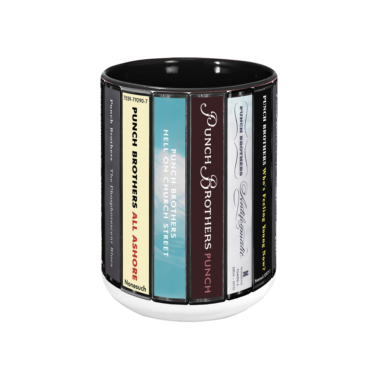 Punch Brothers Albums Cassette Collection Retro Accent Mug