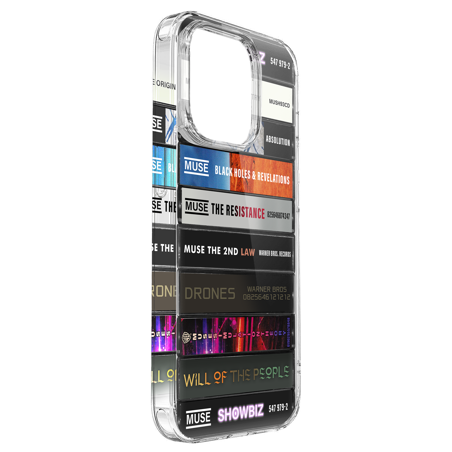 Muse Albums Cassette Collection Retro Phone Case