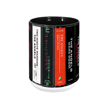 The Angels Albums Cassette Collection Retro Accent Mug