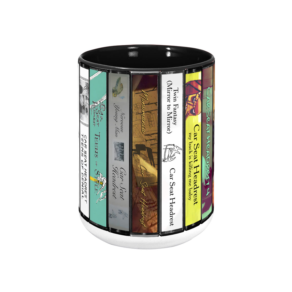 Car Seat Headrest Albums Cassette Collection Retro Accent Mug