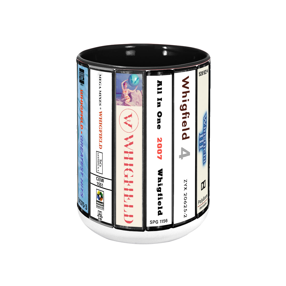 Whigfield Albums Cassette Collection Retro Accent Mug
