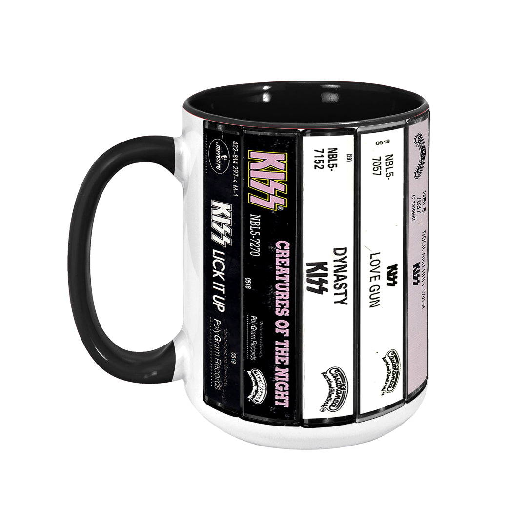 KIS Albums Cassette Collection Retro Accent Mug