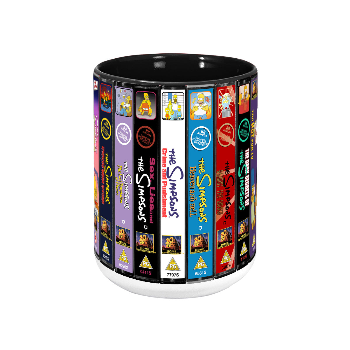 The Simpsons Classics VHS Collection Nostalgia Mug
