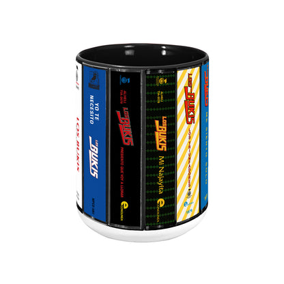 Los Bukis Albums Cassette Collection Retro Accent Mug