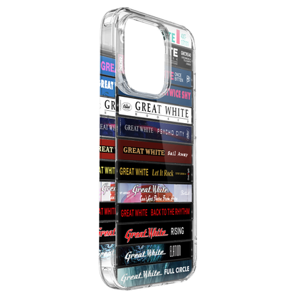 Great White Albums Cassette Collection Retro Phone Case