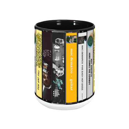 Mac DeMarco Albums Cassette Collection Retro Accent Mug