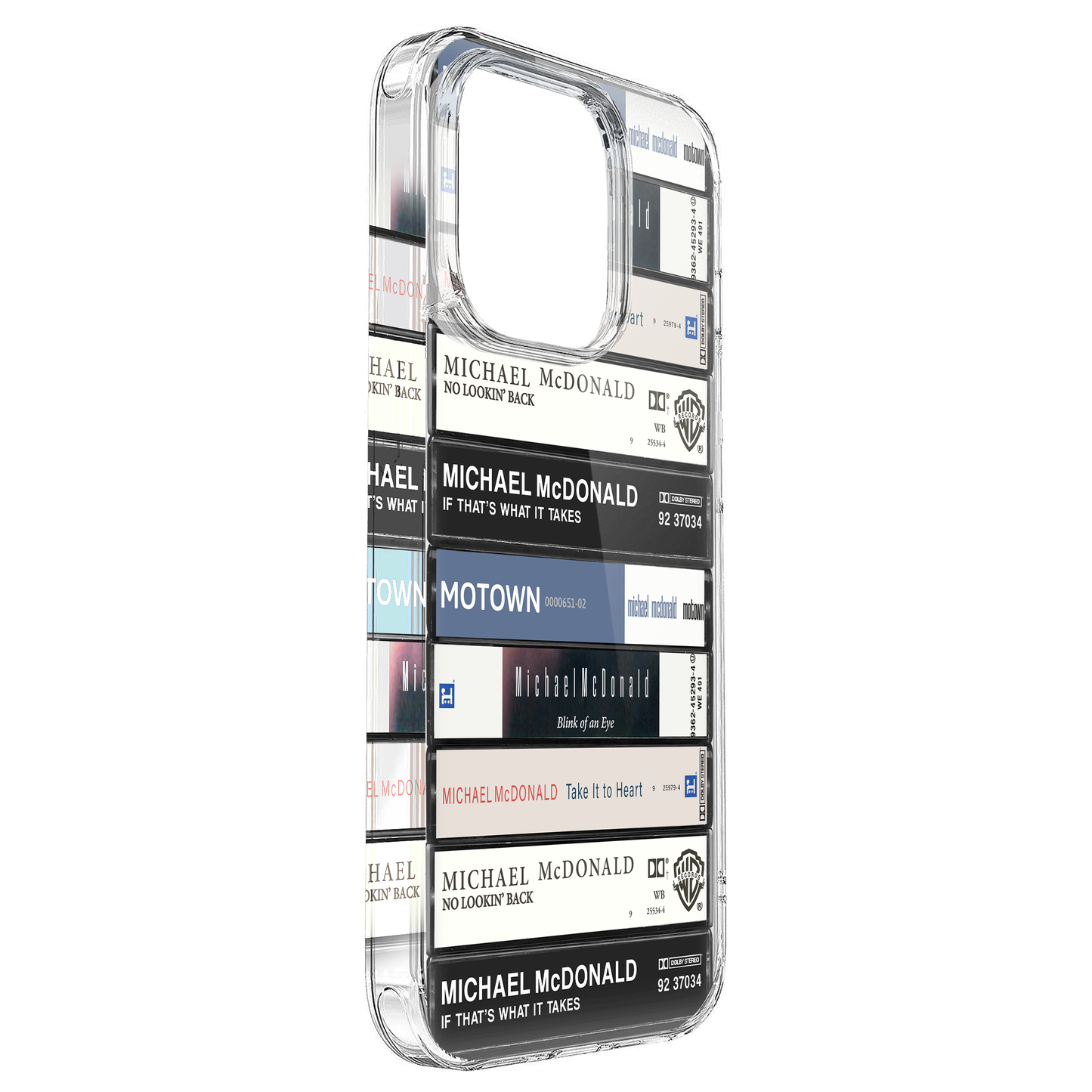 Michael McDonald Albums Cassette Collection Retro Phone Case