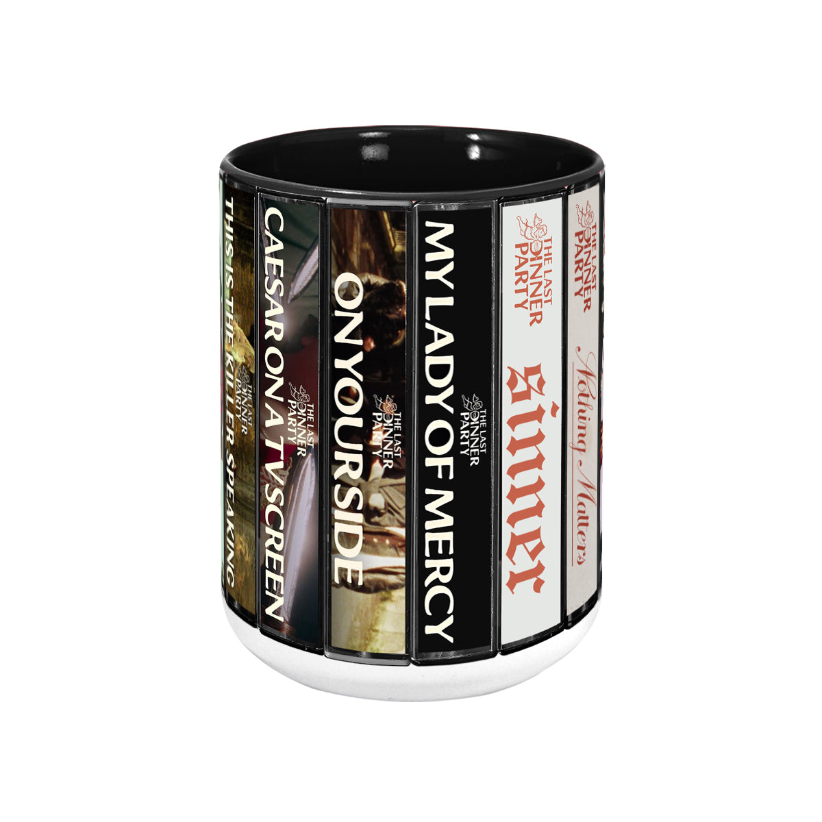 The Last Dinner Party Albums Cassette Collection Retro Accent Mug