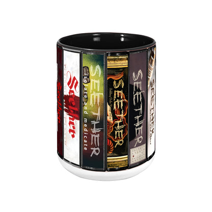 Seether Albums Cassette Collection Retro Accent Mug