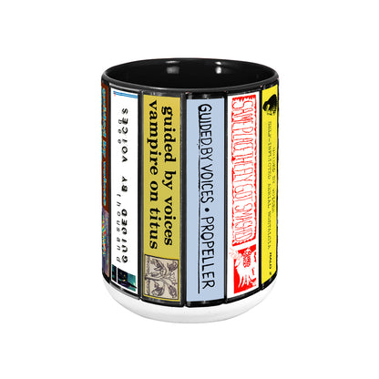 Guided by Voices Albums Cassette Collection Retro Accent Mug