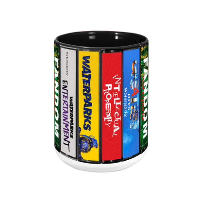 Waterparks Albums Cassette Collection Retro Accent Mug