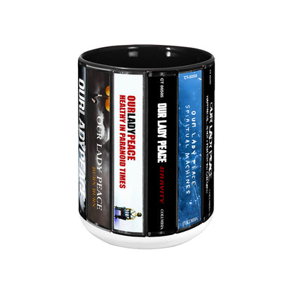 Our Lady Peace Albums Cassette Collection Retro Accent Mug