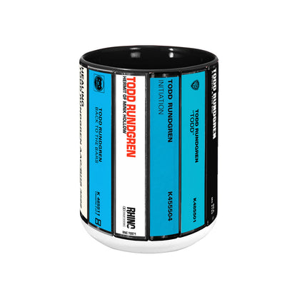 Todd Rundgren Albums Cassette Collection Retro Accent Mug