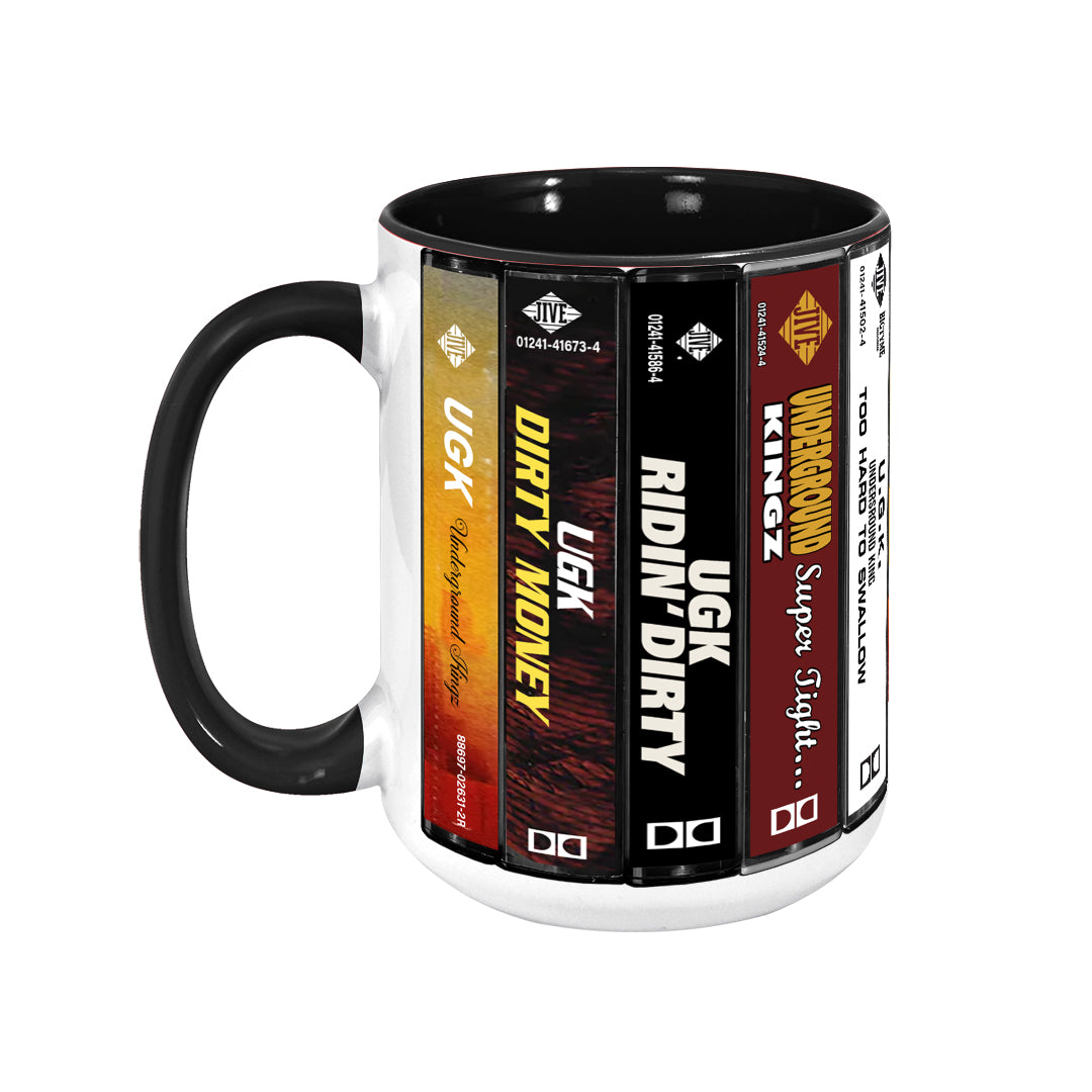 UGK Albums Cassette Collection Retro Accent Mug