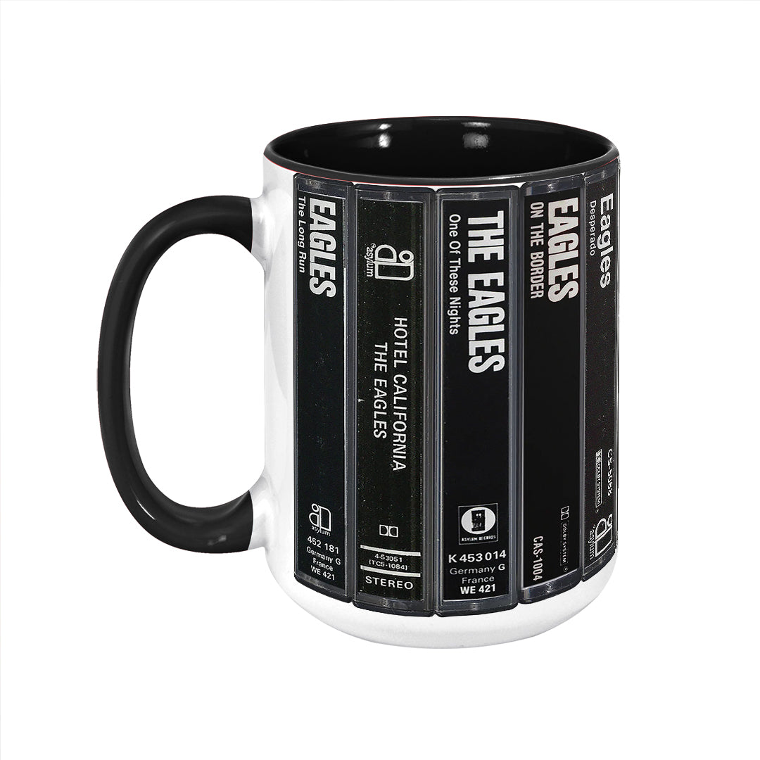 Eagles Albums Cassette Retro Collection Accent Mug