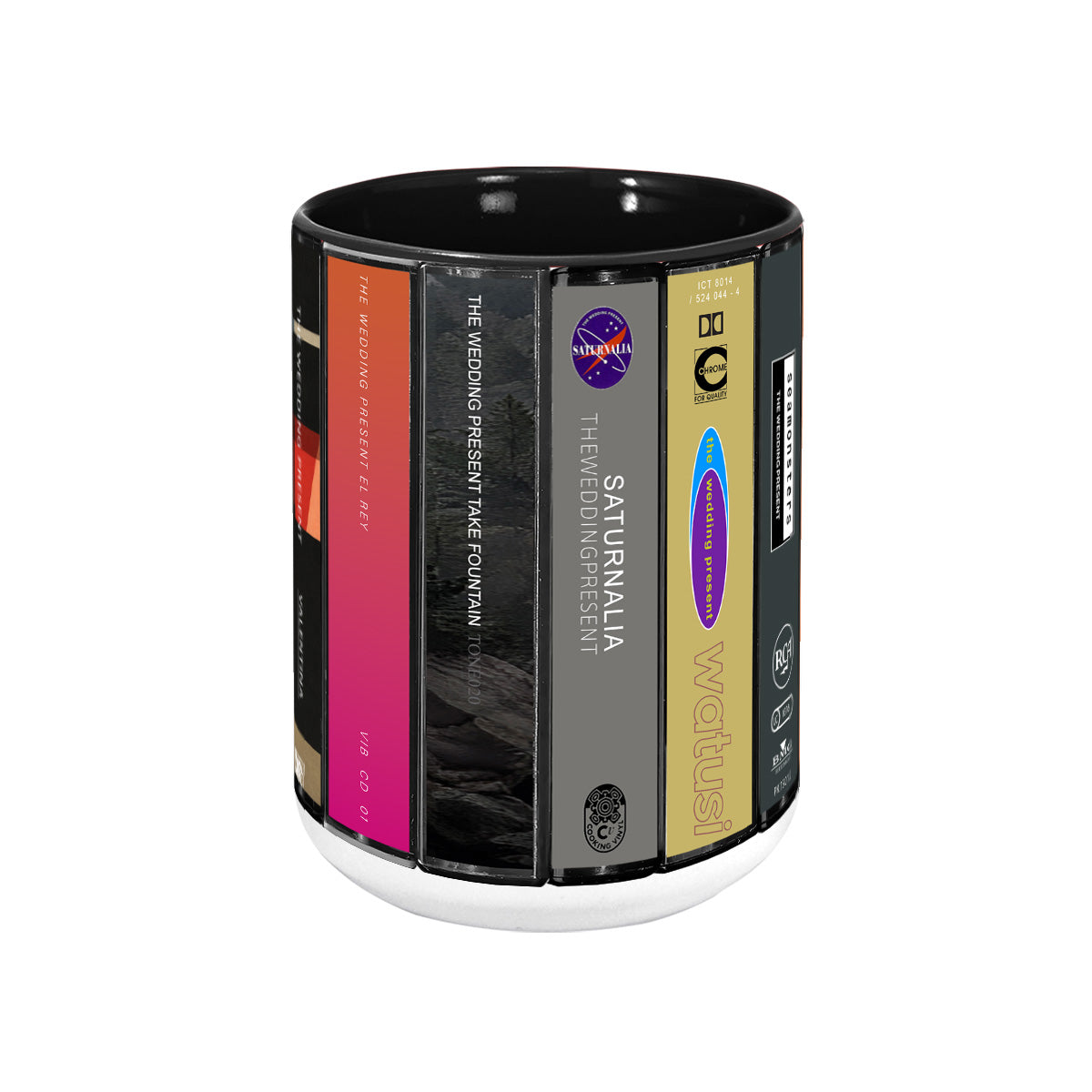 The Wedding Present Albums Cassette Collection Retro Accent Mug
