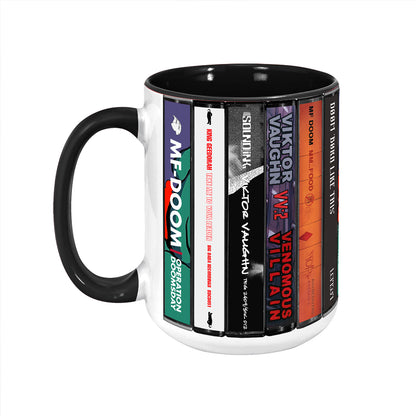 MF DOOM Albums Cassette Collection Retro Accent Mug
