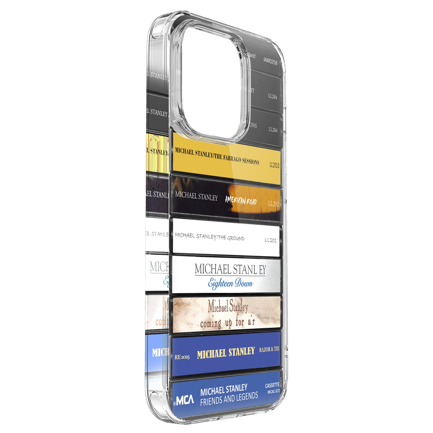 Michael Stanley Albums Cassette Collection Retro Phone Case