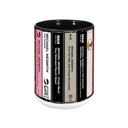 Michael Nesmith Albums Cassette Collection Retro Accent Mug