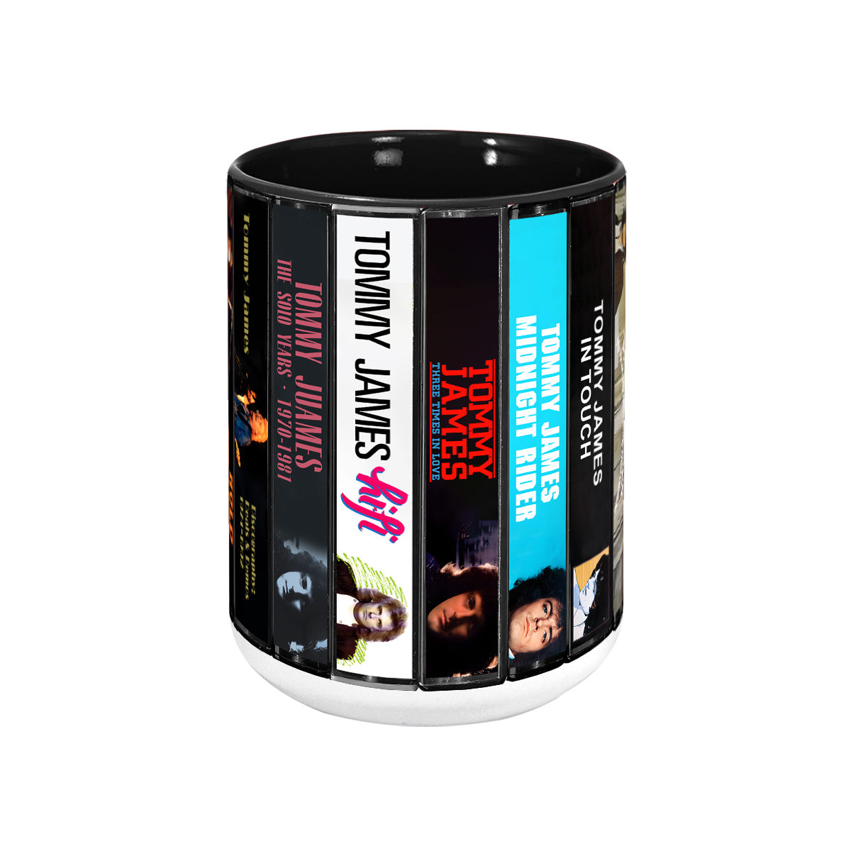 Tommy James Albums Cassette Collection Retro Accent Mug