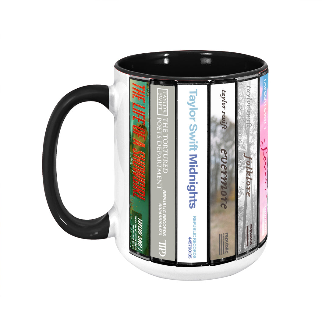 Taylor Swift Albums Collection Accent Mug (Taylor's Version)