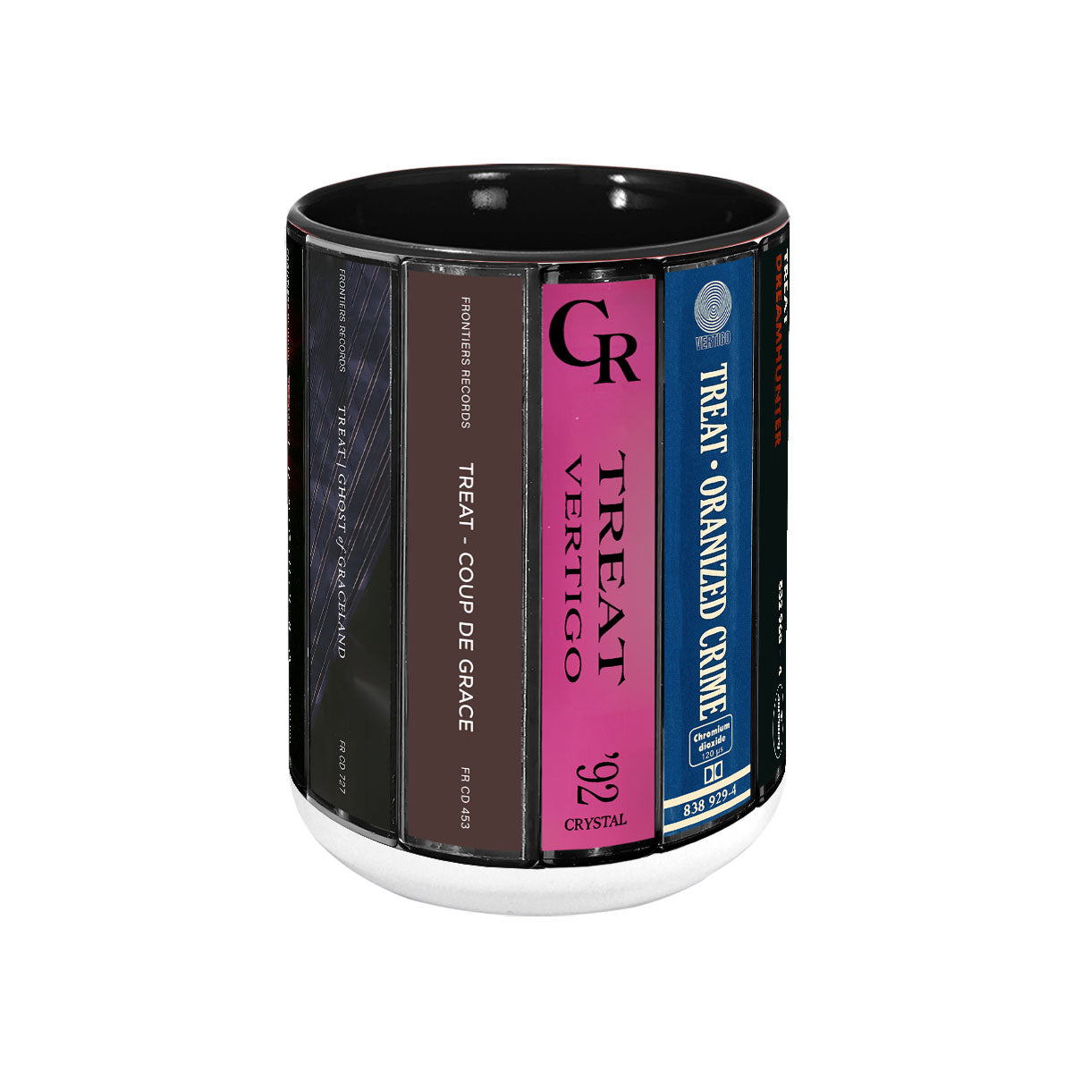 Treat Albums Cassette Collection Retro Accent Mug