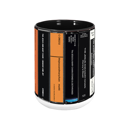 The Jesus and Mary Chain Albums Cassette Collection Retro Accent Mug