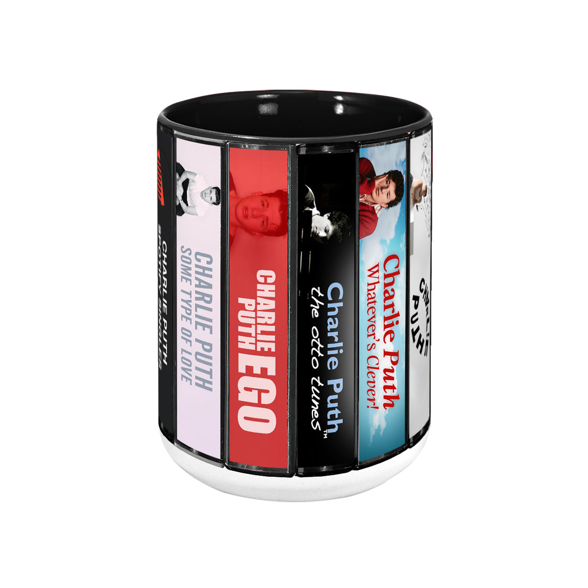 Charlie Puth Albums Cassette Collection Retro Accent Mug