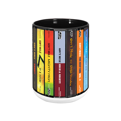 Gov't Mule Albums Cassette Collection Retro Accent Mug