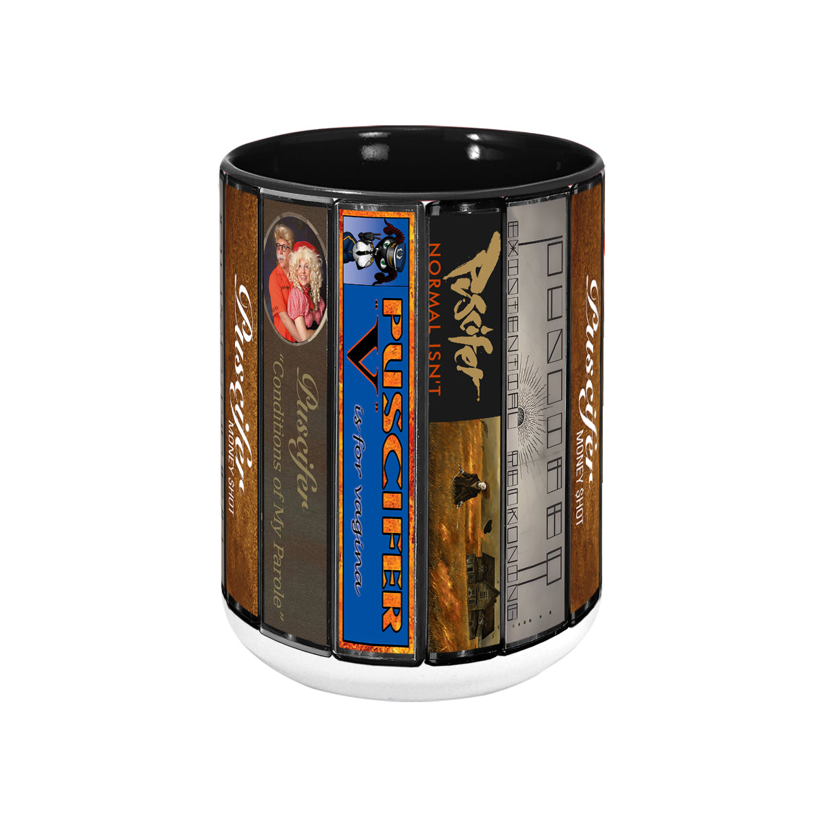 Puscifer Albums Cassette Collection Retro Accent Mug