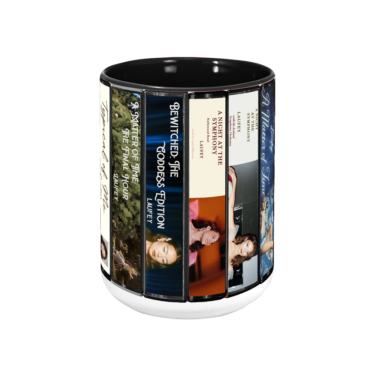 Laufey Albums Cassette Collection Retro Accent Mug