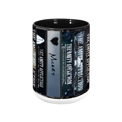 The Amity Affliction Albums Cassette Collection Retro Accent Mug