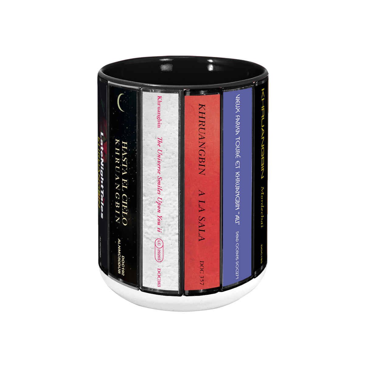 Khruangbin Albums Cassette Collection Retro Accent Mug