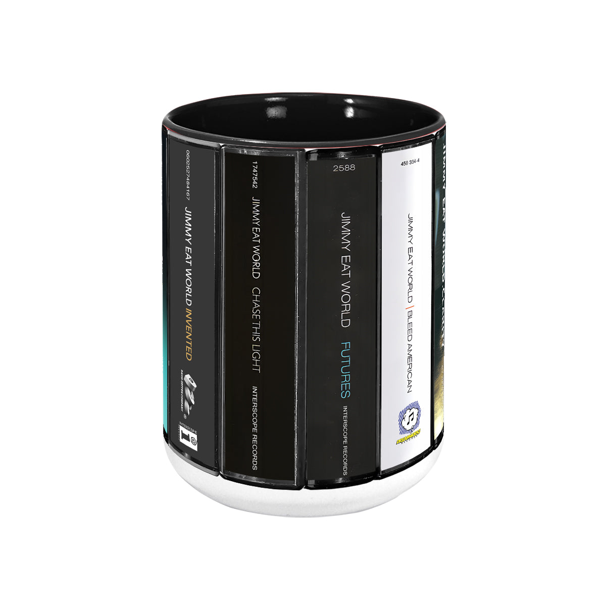 Jimmy Eat World Albums Cassette Collection Retro Accent Mug