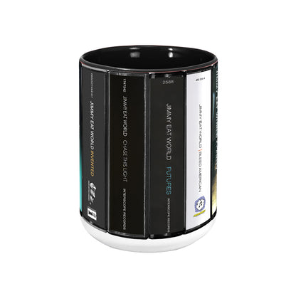 Jimmy Eat World Albums Cassette Collection Retro Accent Mug