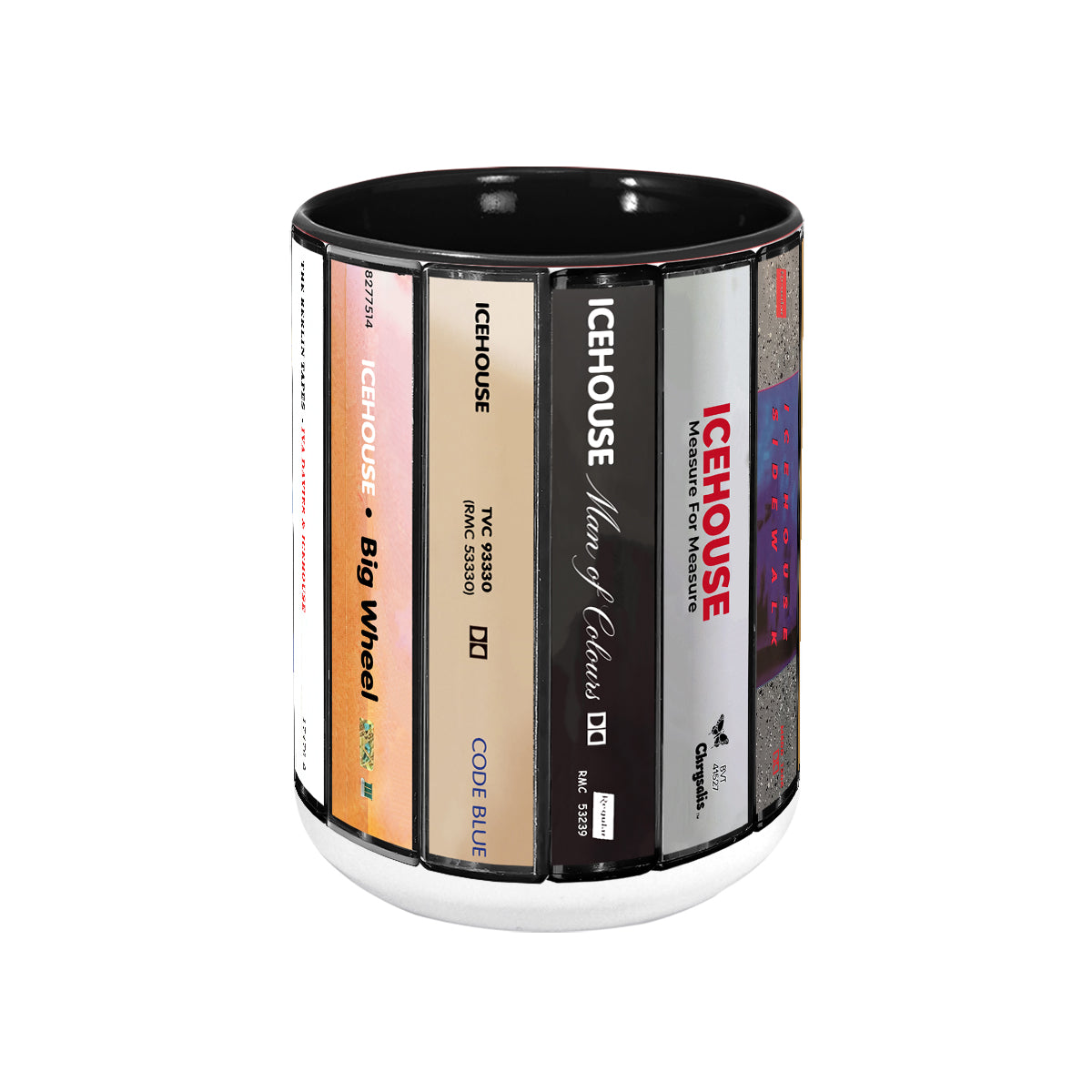 Icehouse Albums Cassette Collection Retro Accent Mug