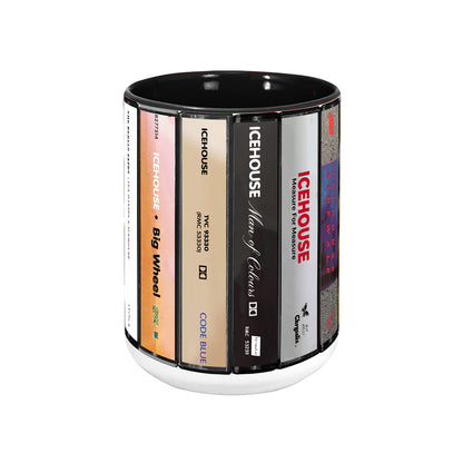 Icehouse Albums Cassette Collection Retro Accent Mug