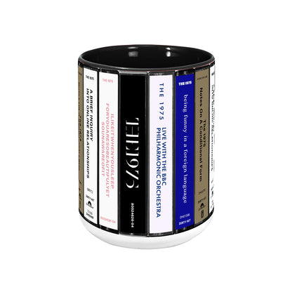 The 1975 Albums Cassette Collection Retro Accent Mug