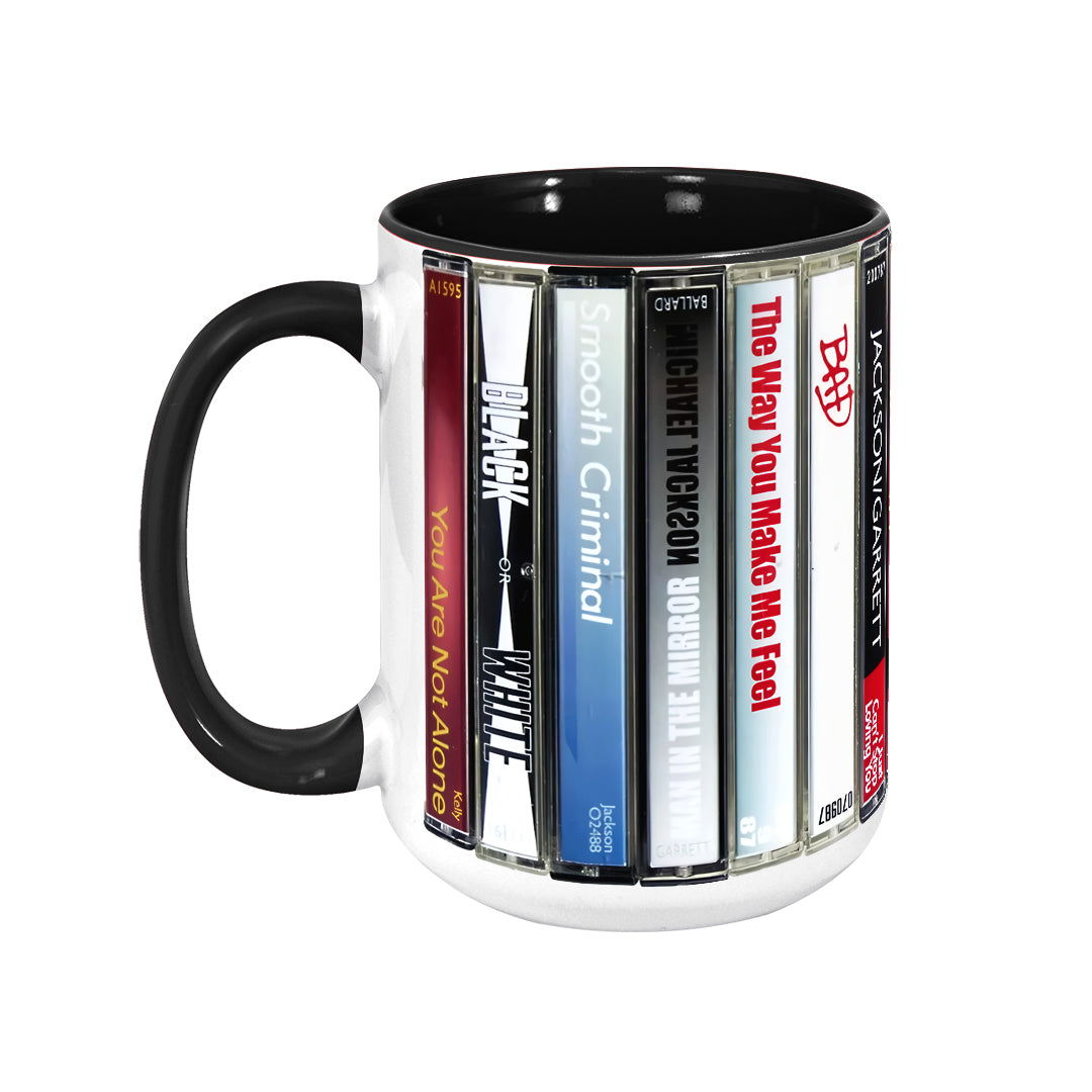 Michael Jackson Music Cassette Retro Collection Accent Mug