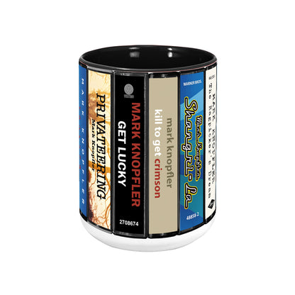 Mark Knopfler Albums Cassette Collection Retro Accent Mug