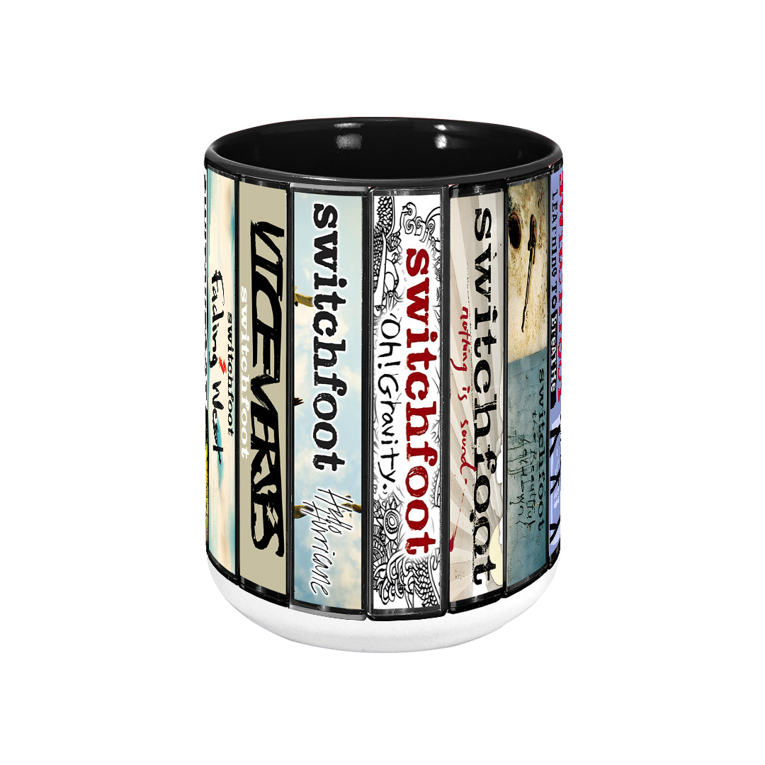 Switchfoot Albums Cassette Collection Retro Accent Mug